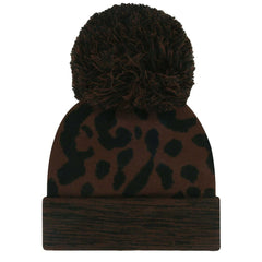 New York Giants '47 Women's Cacao Cuffed Knit Hat with Pom | NFL Near me