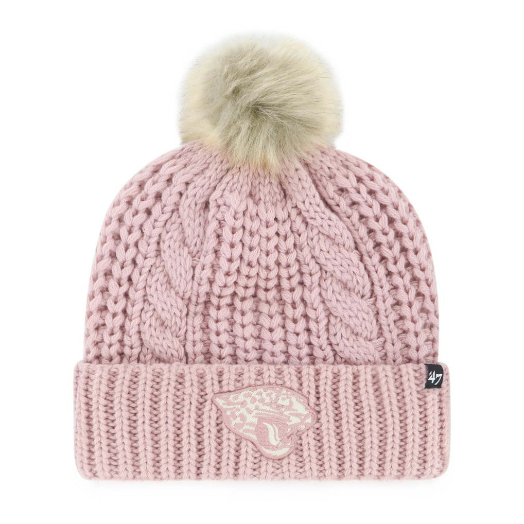Jacksonville Jaguars '47 Women's Meeko Cuffed Knit Hat with Pom | NFL Sale