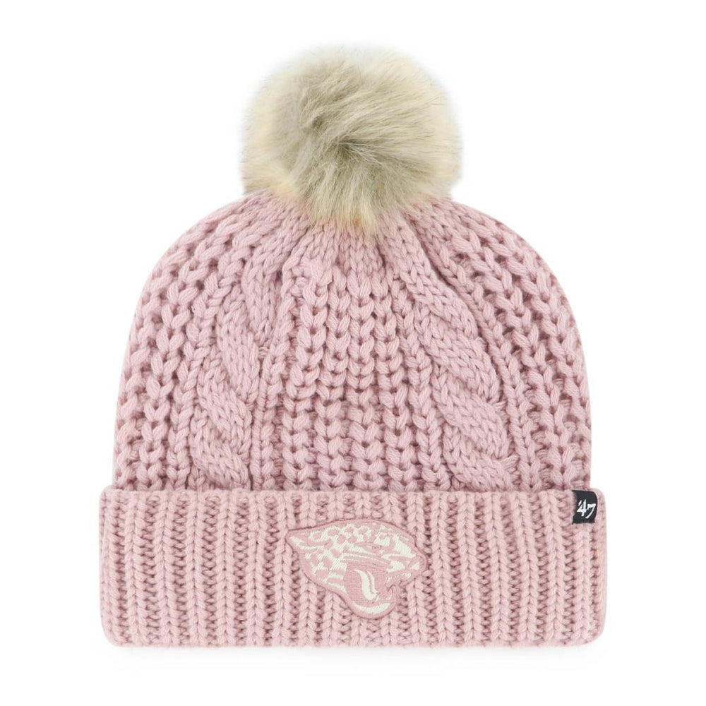 Jacksonville Jaguars '47 Women's Meeko Cuffed Knit Hat with Pom | NFL Sale