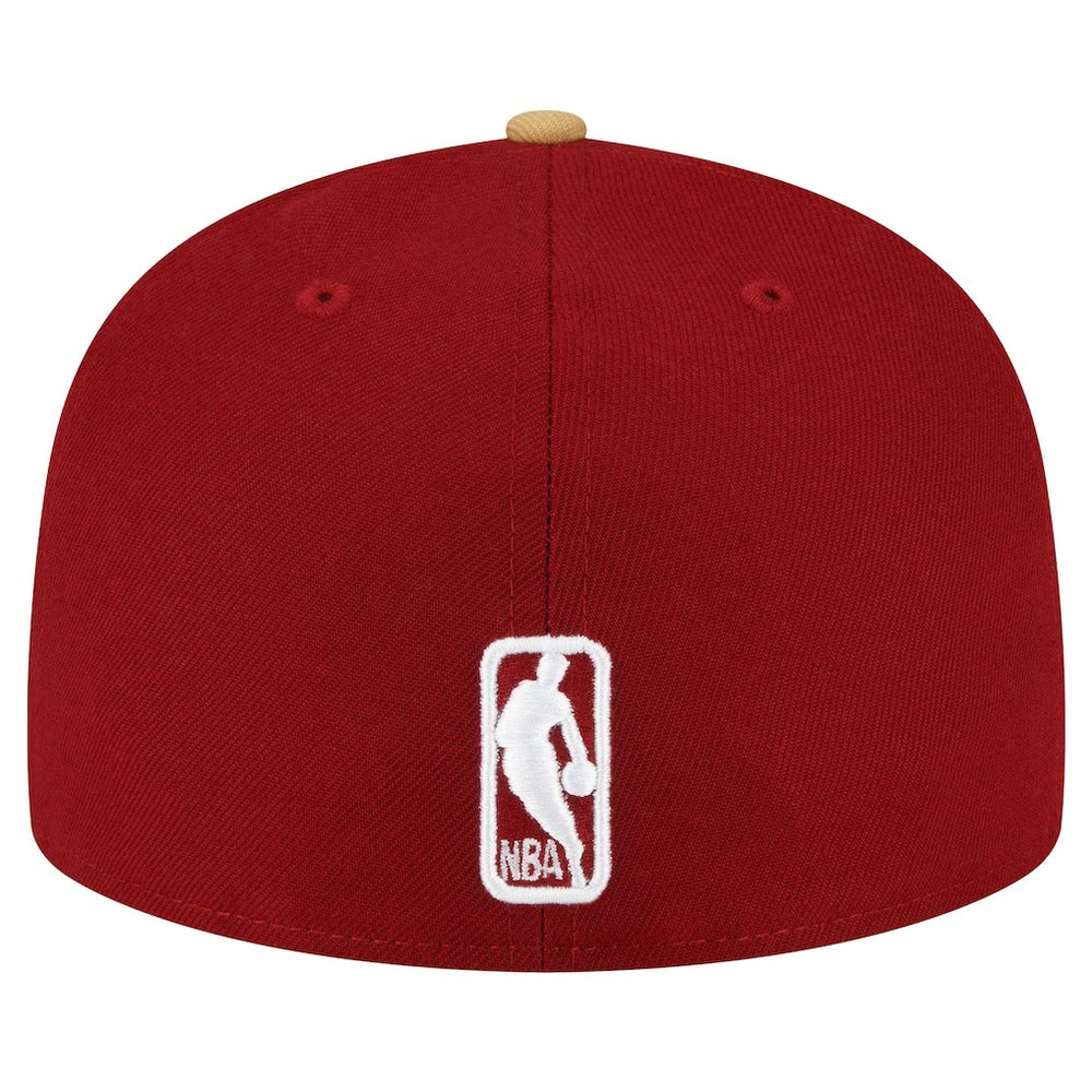 Wine/Gold Cleveland Cavaliers 2-Tone 59FIFTY Fitted Hat sale | NBA