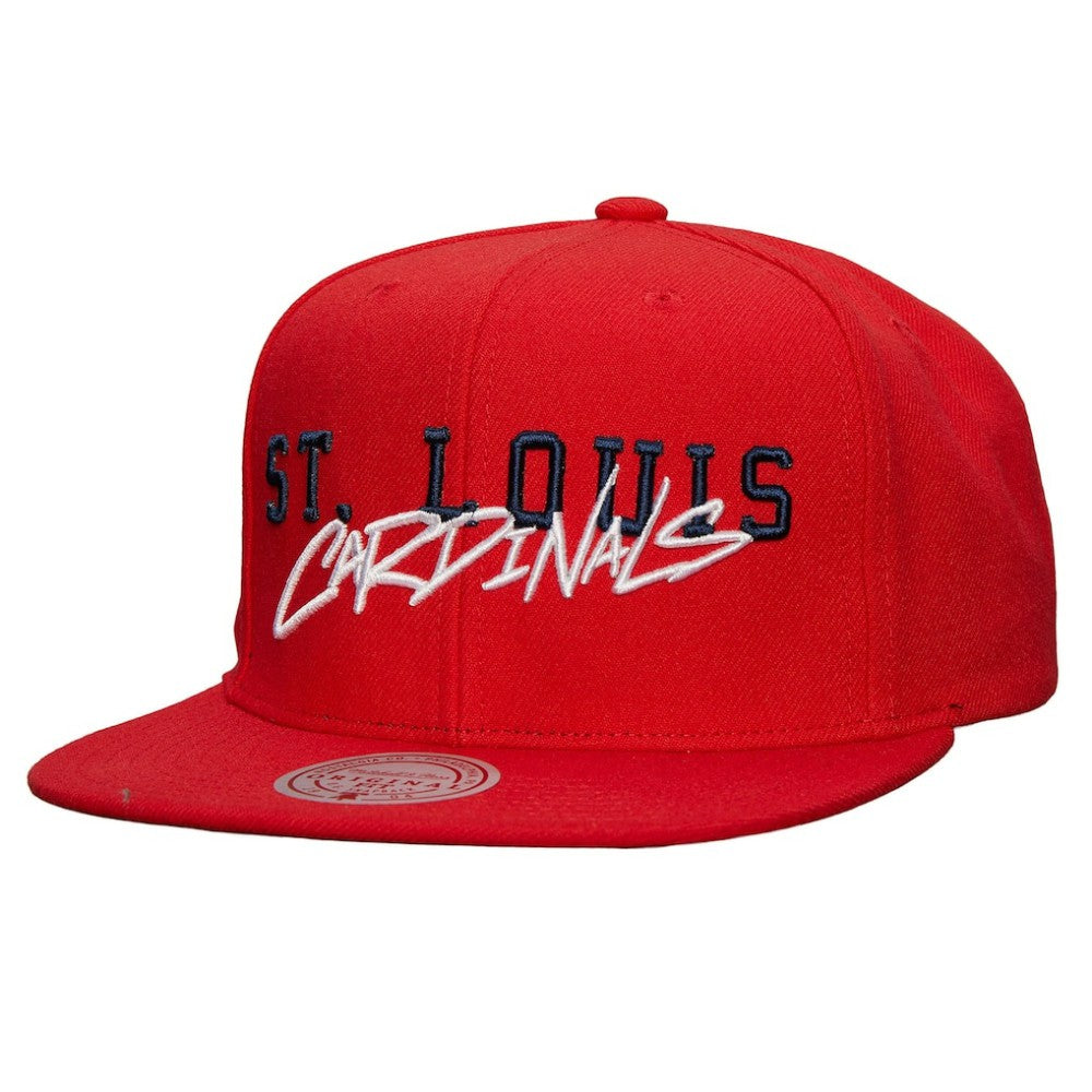 St. Louis Cardinals Mitchell & Ness Team Tagged Snapback Hat - MLB Hats