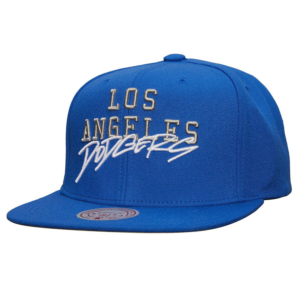 Los Angeles Dodgers Mitchell & Ness Team Tagged Snapback Hat - MLB Hats