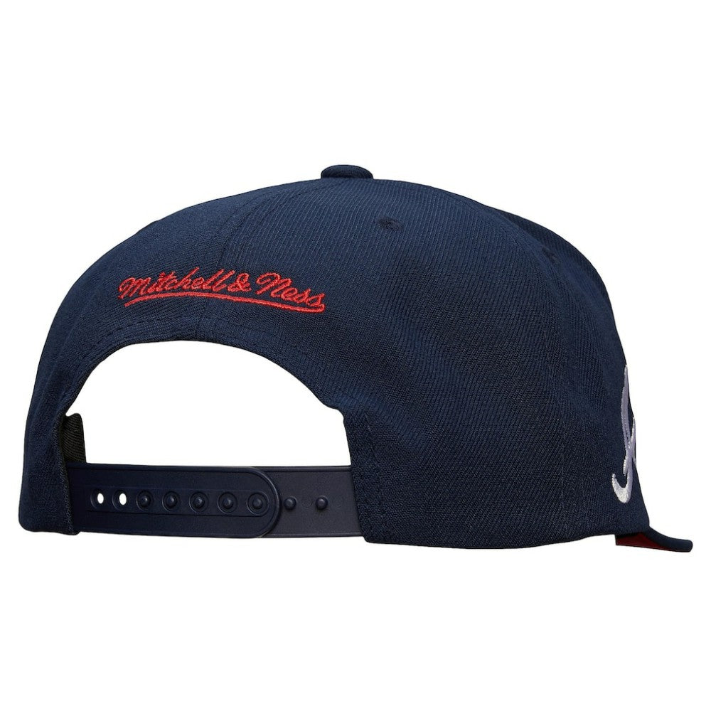 Atlanta Braves Mitchell & Ness Team Tagged Snapback Hat - MLB Hats