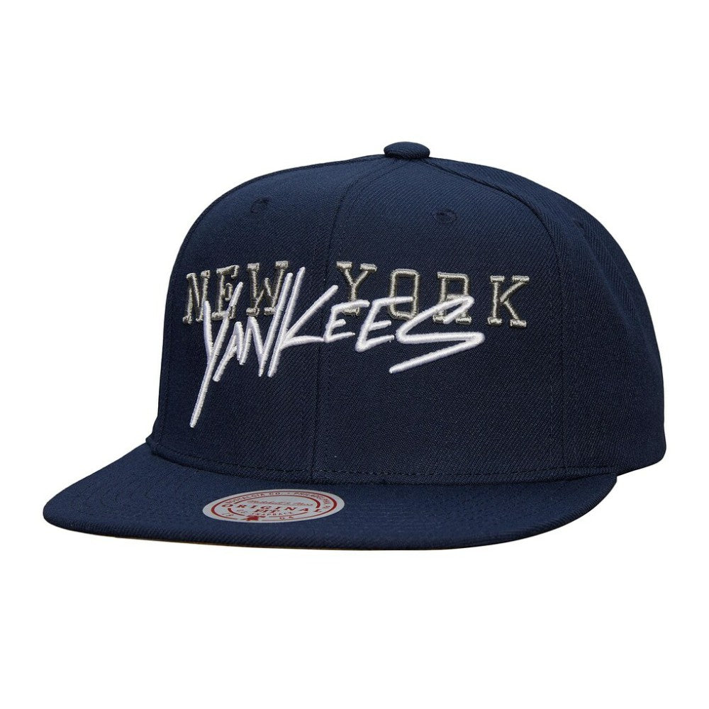 New York Yankees Mitchell & Ness Team Tagged Snapback Hat - MLB Hats