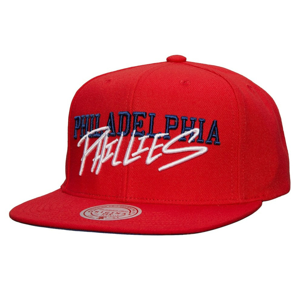 Philadelphia Phillies Mitchell & Ness Team Tagged Snapback Hat - MLB Hats