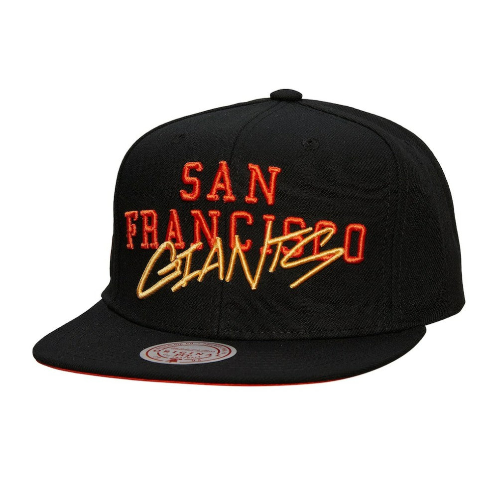 San Francisco Giants Mitchell & Ness Team Tagged Snapback Hat - MLB Hats