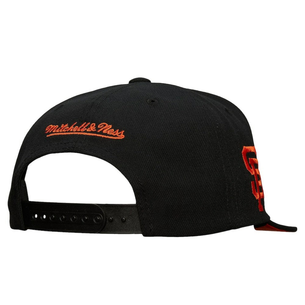 San Francisco Giants Mitchell & Ness Team Tagged Snapback Hat - MLB Hats