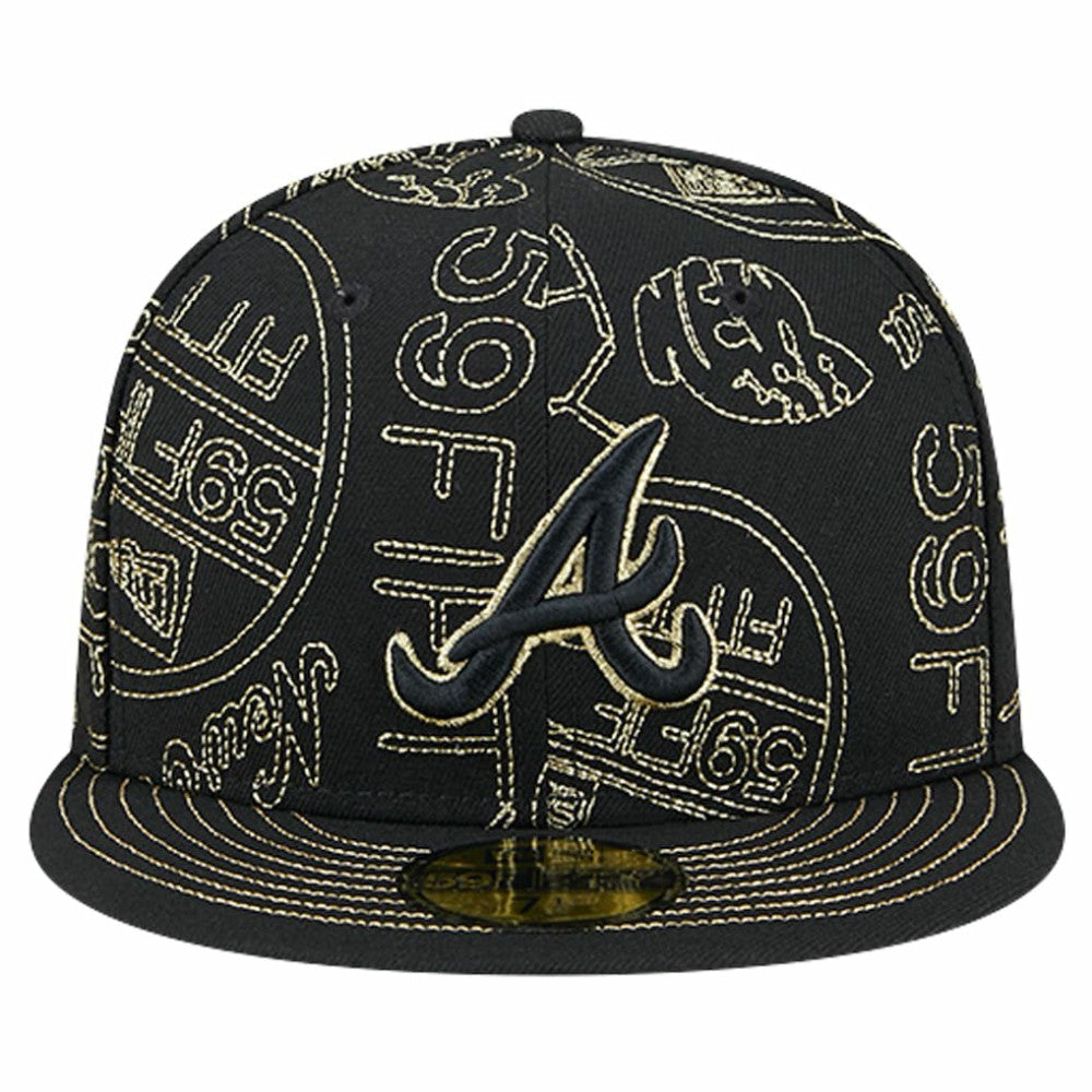 Atlanta Braves New Era 59FIFTY Day Allover Fitted Hat - MLB Hats