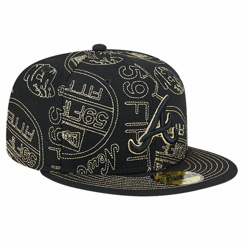 Atlanta Braves New Era 59FIFTY Day Allover Fitted Hat - MLB Hats