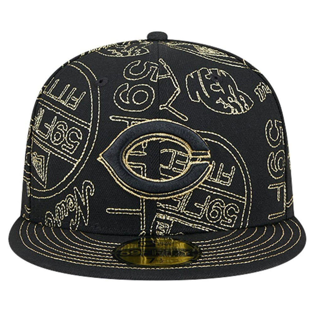 Cincinnati Reds New Era 59FIFTY Day Allover Fitted Hat - MLB Hats