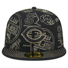 Cincinnati Reds New Era 59FIFTY Day Allover Fitted Hat - MLB Hats