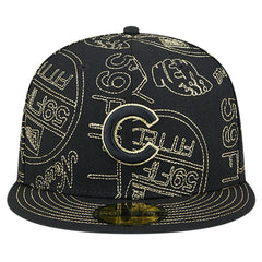 Chicago Cubs New Era 59FIFTY Day Allover Fitted Hat - MLB Hats