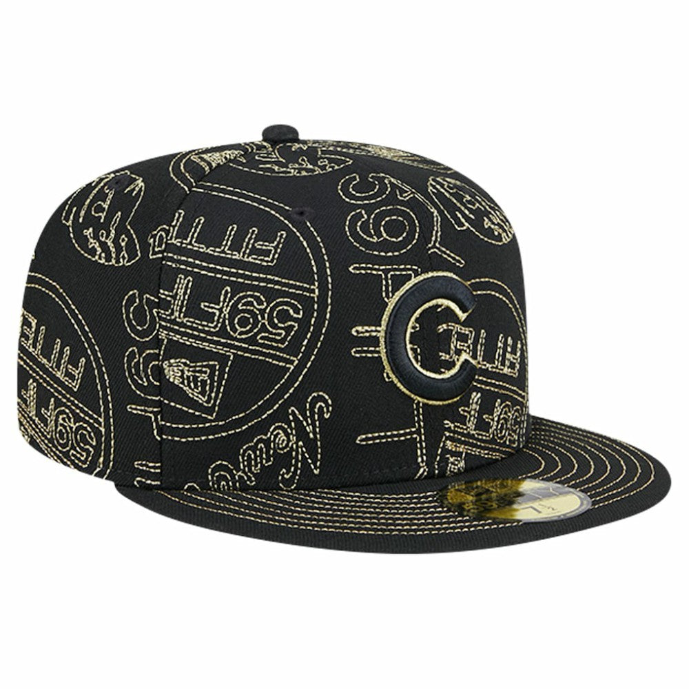 Chicago Cubs New Era 59FIFTY Day Allover Fitted Hat - MLB Hats