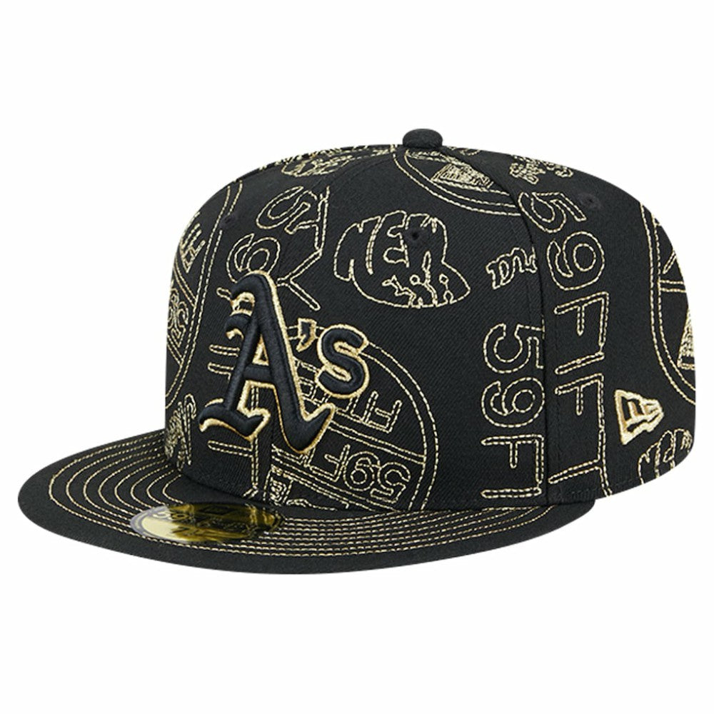 Athletics New Era 59FIFTY Day Allover Fitted Hat - MLB Hats