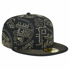 Pittsburgh Pirates New Era 59FIFTY Day Allover Fitted Hat - MLB Hats
