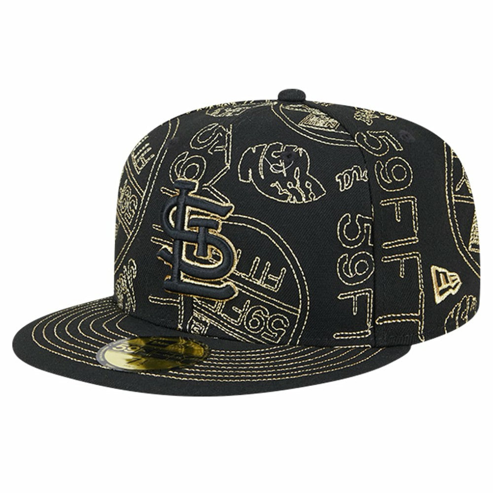 St. Louis Cardinals New Era 59FIFTY Day Allover Fitted Hat - MLB Hats