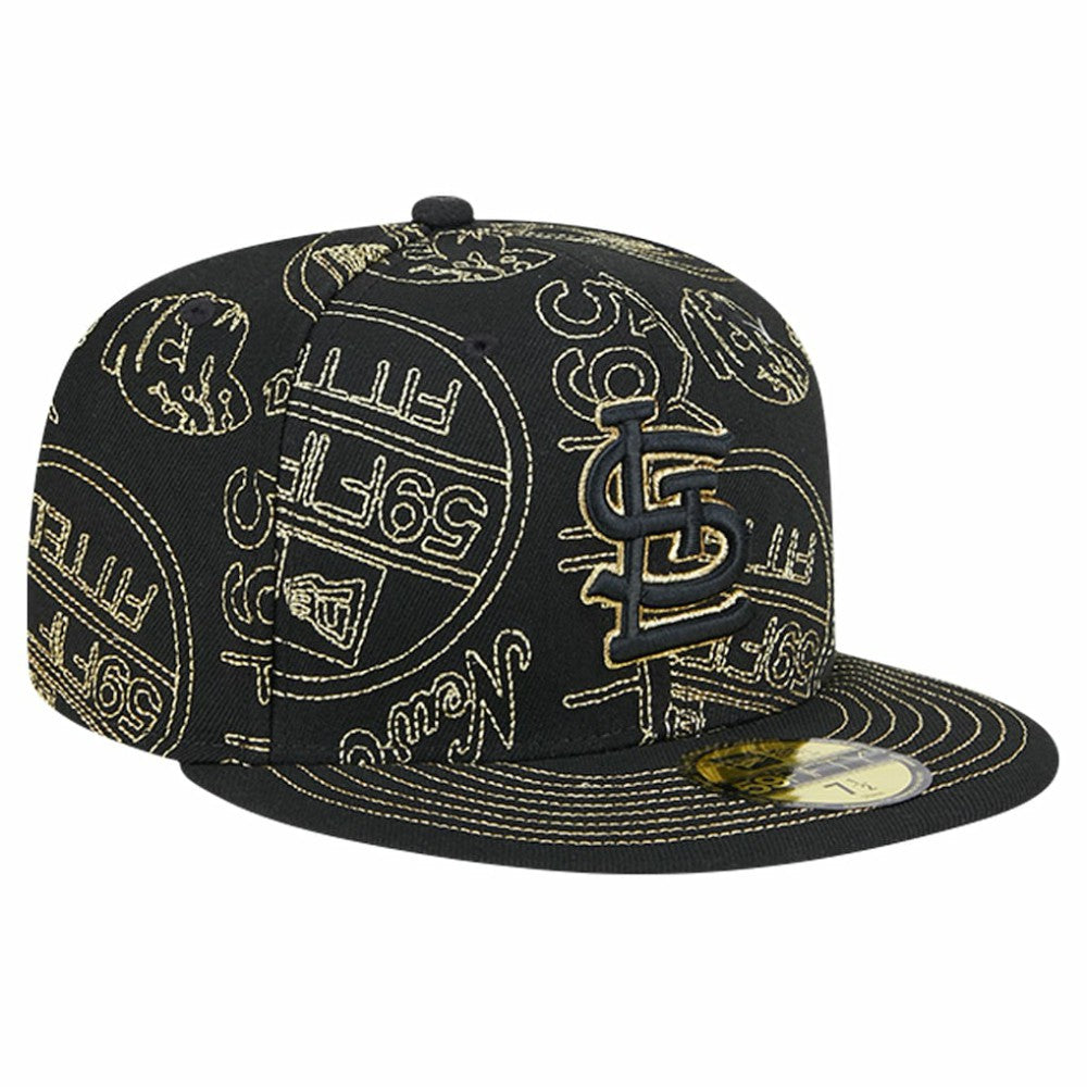 St. Louis Cardinals New Era 59FIFTY Day Allover Fitted Hat - MLB Hats
