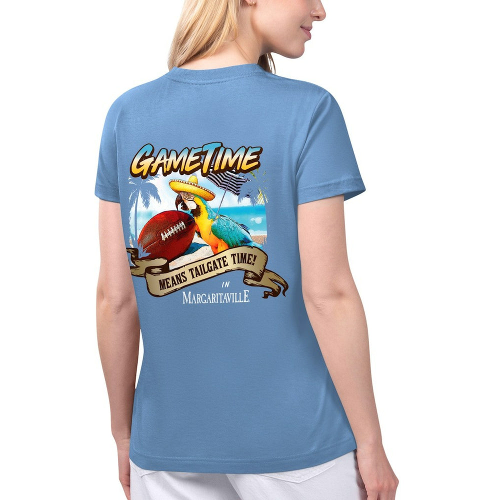 Los Angeles Rams Margaritaville Women's Game Time V-Neck T-Shirt | NFL Online
