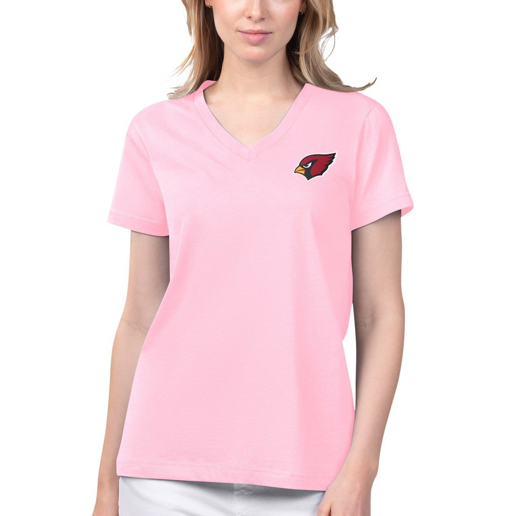 Arizona Cardinals Margaritaville Women's Game Time V-Neck T-Shirt | NFL New