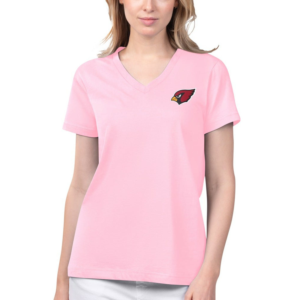 Arizona Cardinals Margaritaville Women's Game Time V-Neck T-Shirt | NFL New