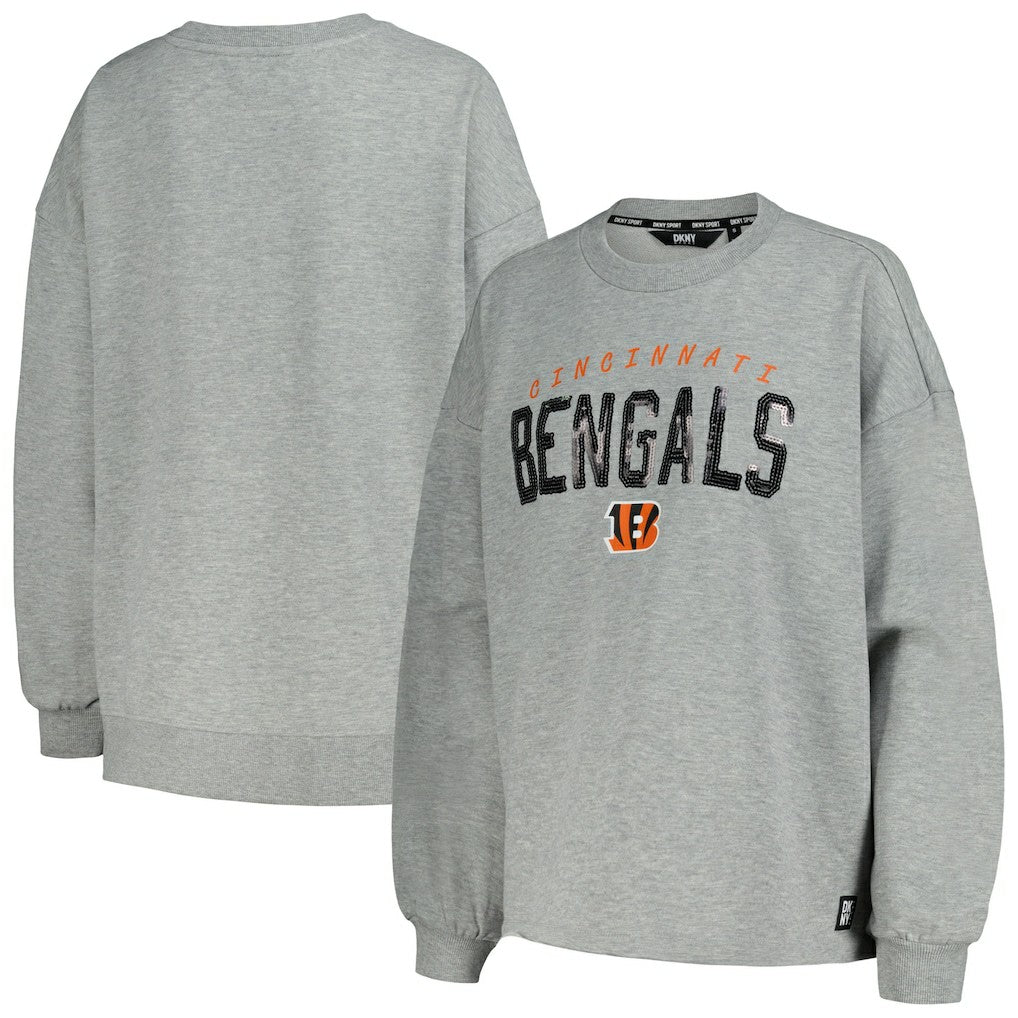 Cincinnati Bengals DKNY Sport Women's Penelope Pullover Sweatshirt | NFL On sale