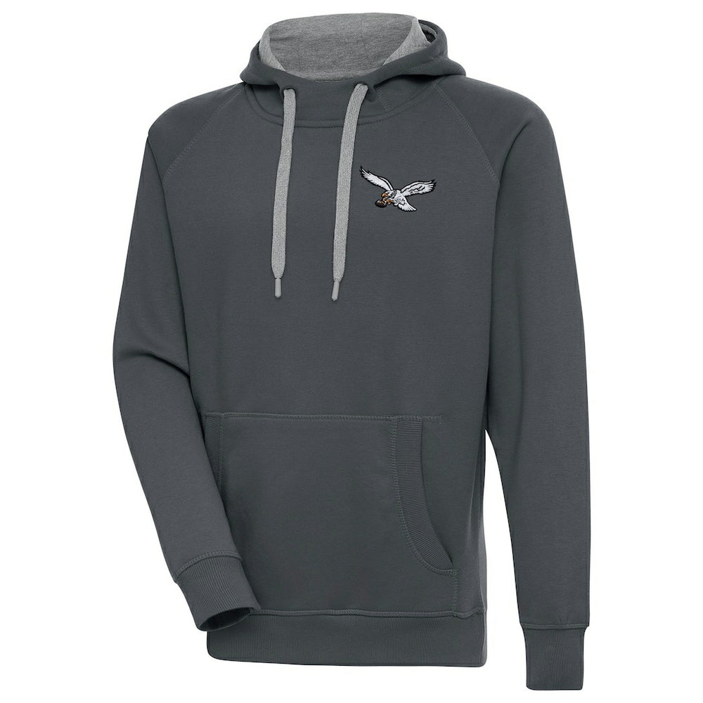 Philadelphia Eagles Antigua Throwback Logo Victory Pullover Hoodie | NFL On sale