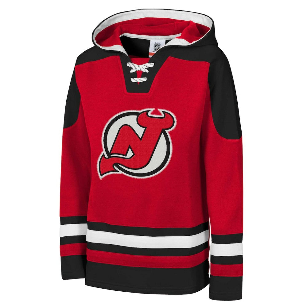 New Jersey Devils Youth Ageless Must Have Home V-Neck Pullover Hoodie -  NHL Jerseys