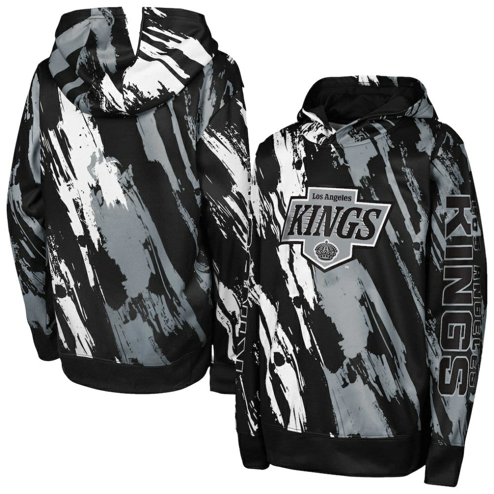 Los Angeles Kings Youth Master Snipe Pullover Hoodie -  NHL Hoodies