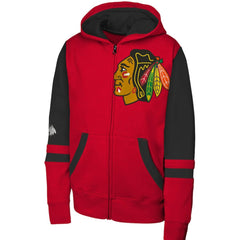 Chicago Blackhawks Youth Face Off Full-Zip Hoodie -  NHL Hoodies