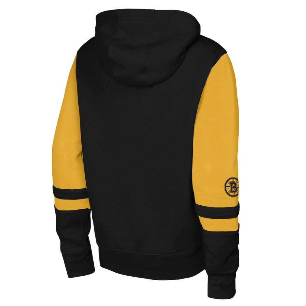 Boston Bruins Youth Face Off Full-Zip Hoodie -  NHL Hoodies