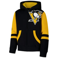 Pittsburgh Penguins Youth Face Off Full-Zip Hoodie -  NHL Hoodies