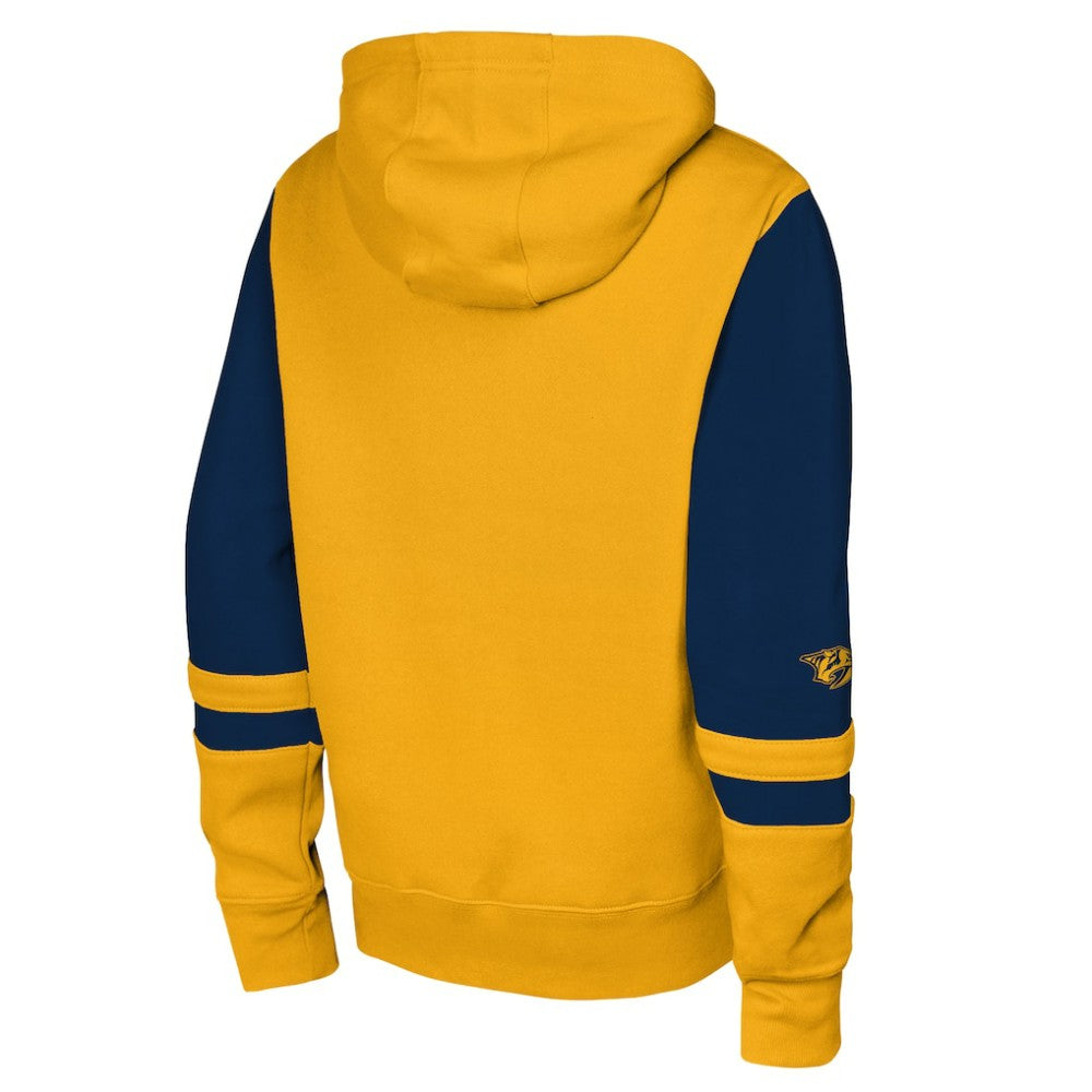 Nashville Predators Youth Face Off Full-Zip Hoodie -  NHL Hoodies