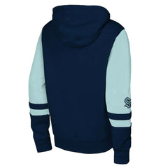 Seattle Kraken Youth Face Off Full-Zip Hoodie -  NHL Hoodies
