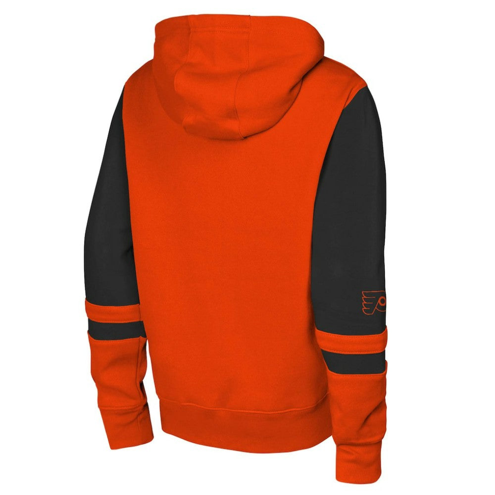 Philadelphia Flyers Youth Face Off Full-Zip Hoodie -  NHL Hoodies