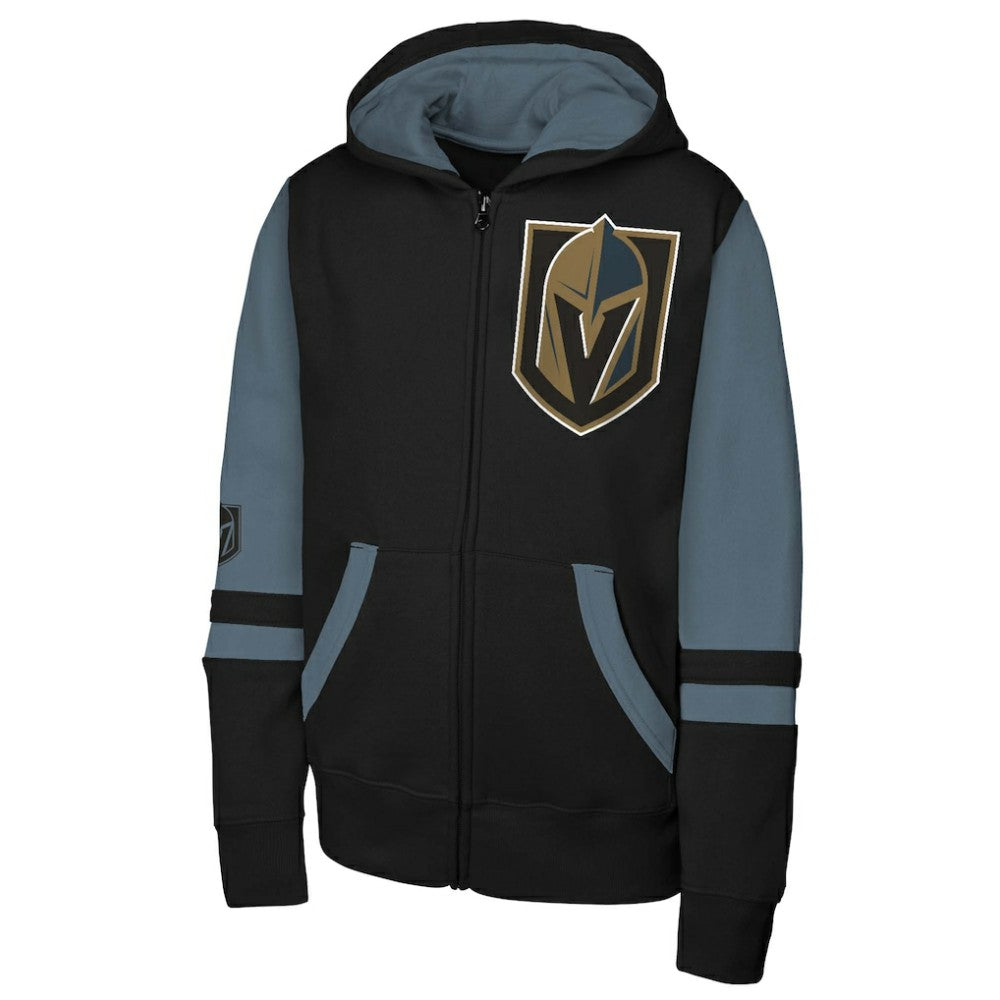 Vegas Golden Knights Youth Face Off Full-Zip Hoodie -  NHL Hoodies