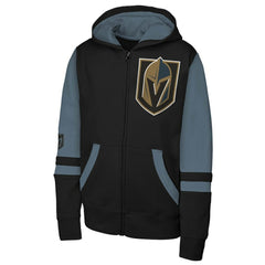Vegas Golden Knights Youth Face Off Full-Zip Hoodie -  NHL Hoodies