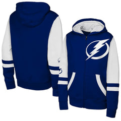 Tampa Bay Lightning Youth Face Off Full-Zip Hoodie -  NHL Hoodies