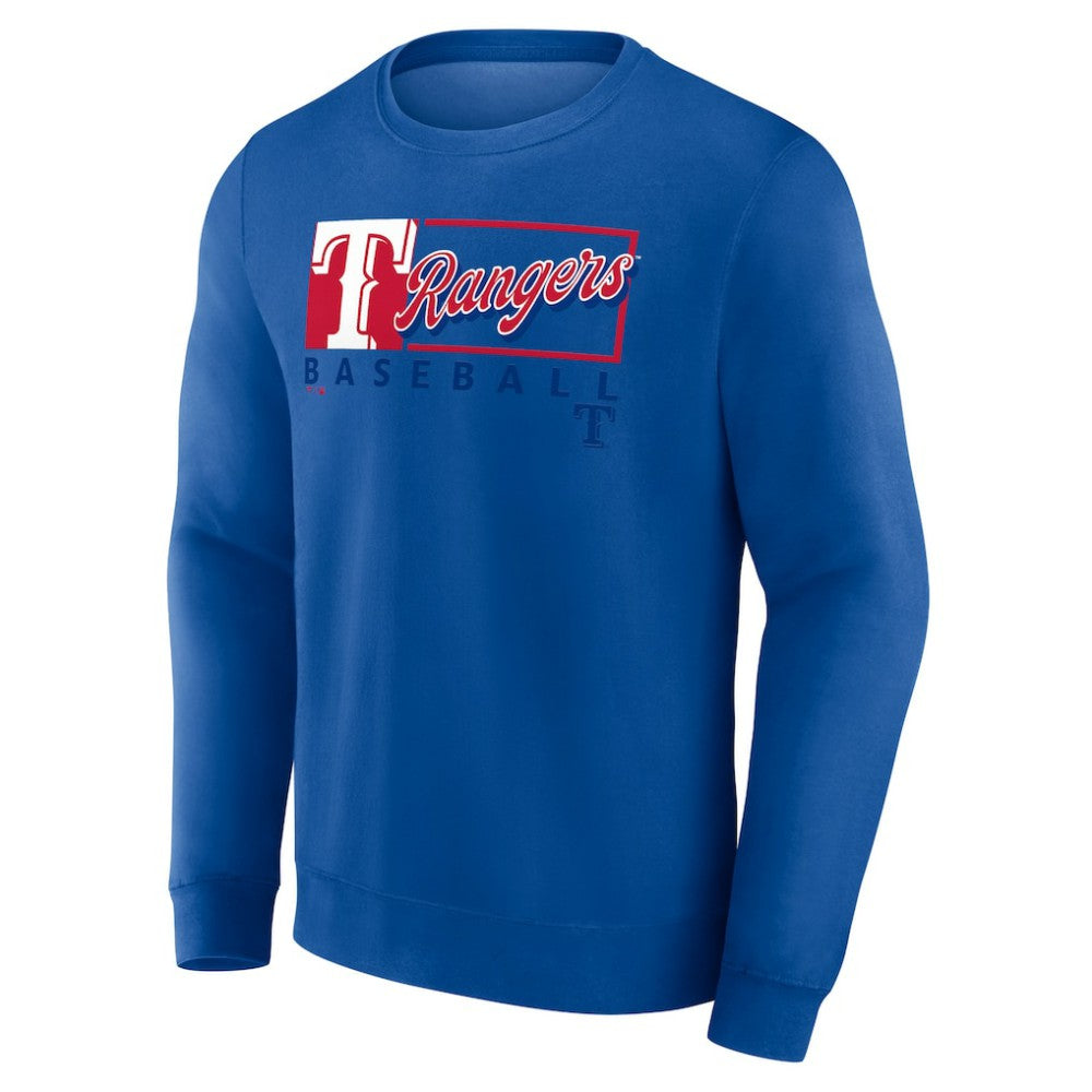 Texas Rangers Profile Big & Tall Pullover Sweatshirt - MLB Pullover