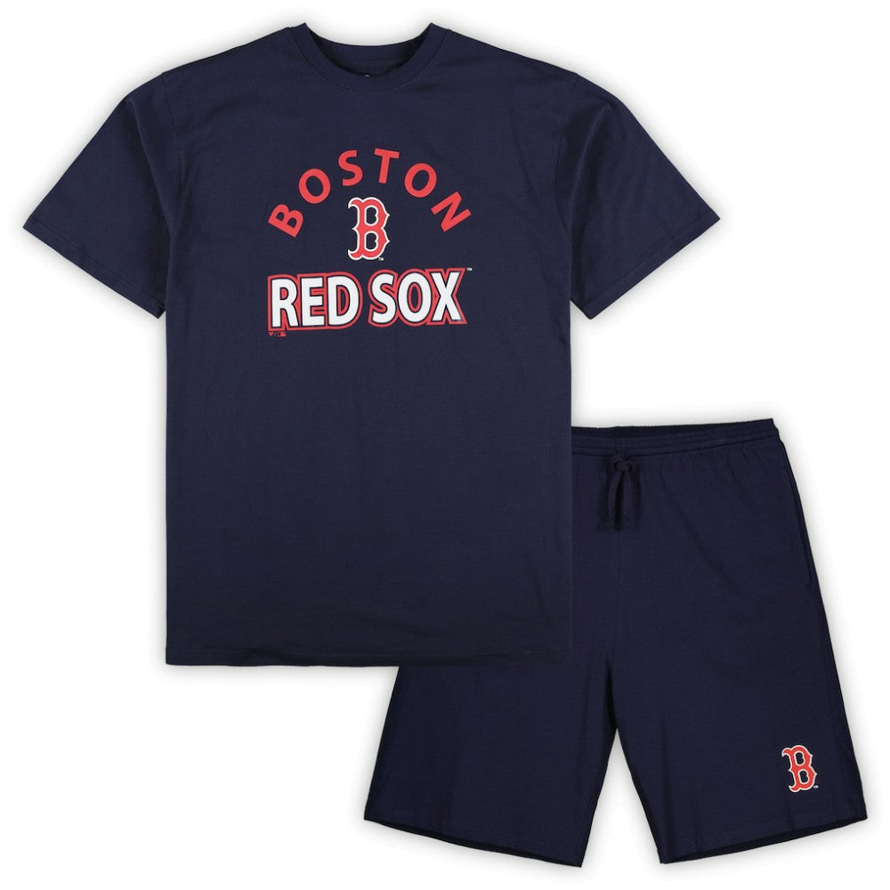 Boston Red Sox Profile Big & Tall T-Shirt & Shorts Combo Set - MLB Shorts