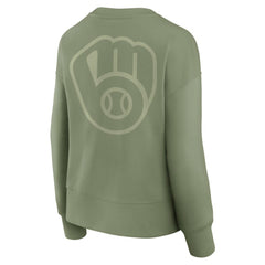 Milwaukee Brewers Fanatics Women's Elements Flow Pullover Sweatshirt - MLB Pullover