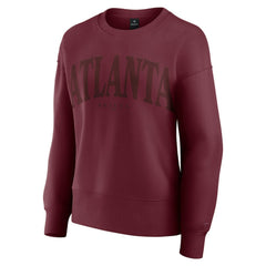 Atlanta Braves Fanatics Women's Elements Flow Pullover Sweatshirt - MLB Pullover