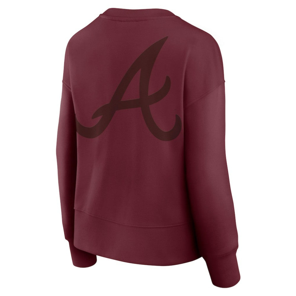 Atlanta Braves Fanatics Women's Elements Flow Pullover Sweatshirt - MLB Pullover