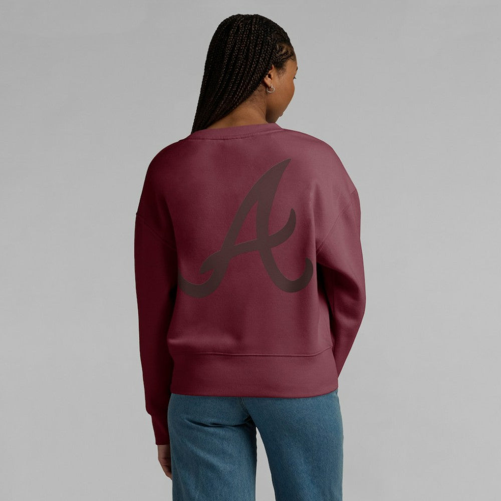 Atlanta Braves Fanatics Women's Elements Flow Pullover Sweatshirt - MLB Pullover