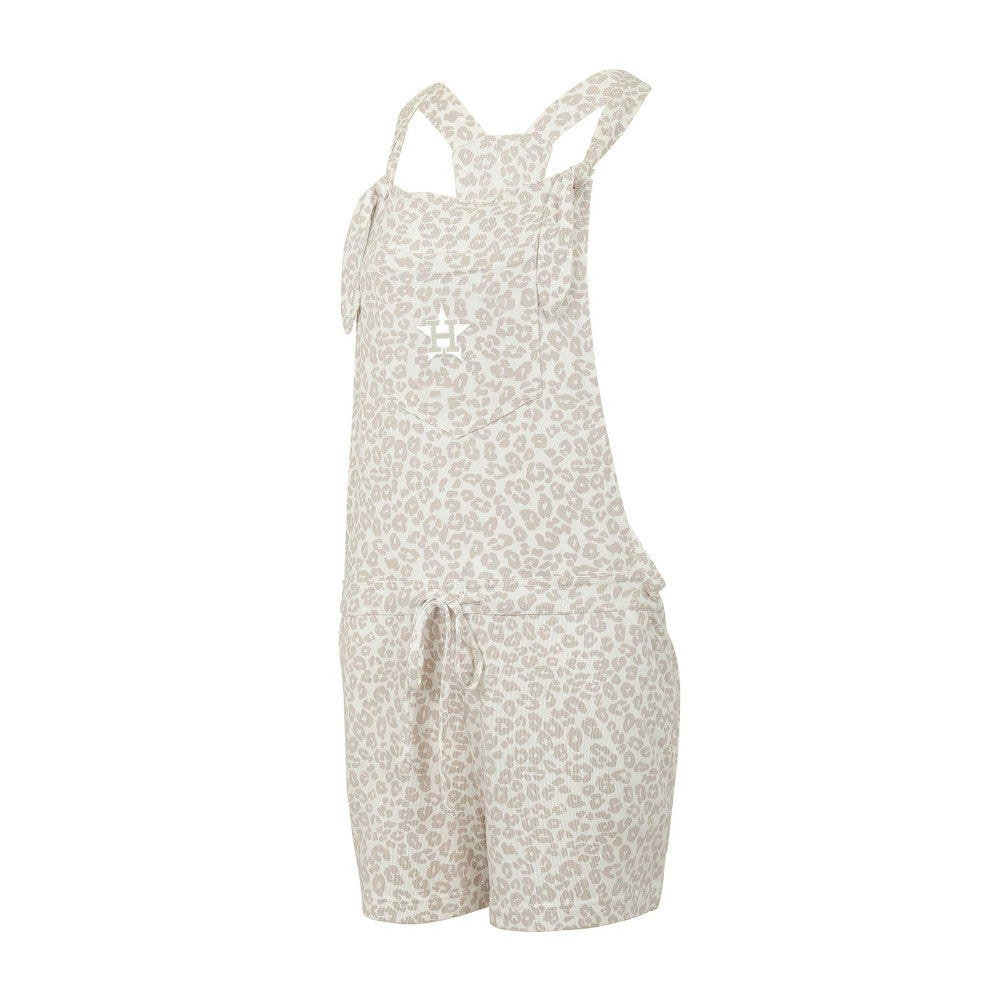 Houston Astros Concepts Sport Women's Montana Hacci Knit Romper Overalls - MLB