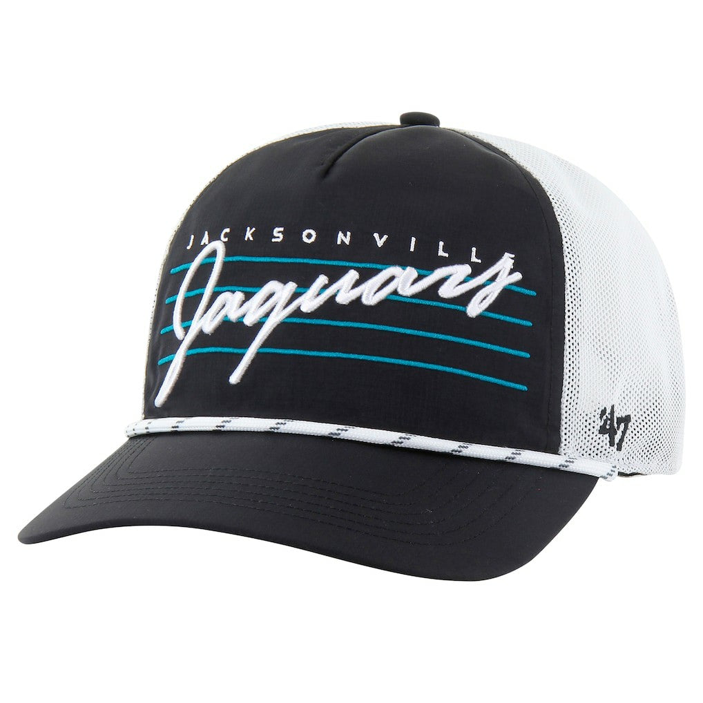 Jacksonville Jaguars '47 Downburst Relaxed Hitch Trucker Adjustable Hat | NFL US