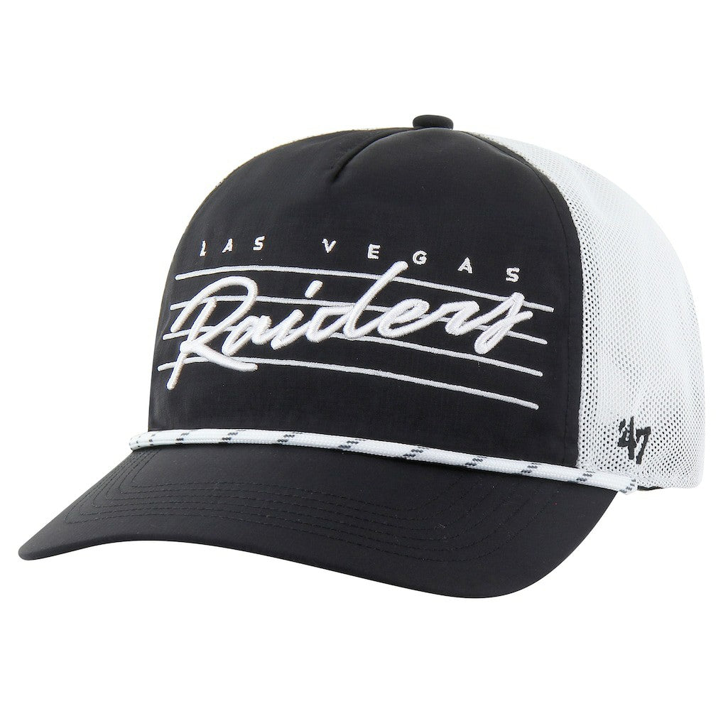 Las Vegas Raiders '47 Downburst Relaxed Hitch Trucker Adjustable Hat | NFL Hot