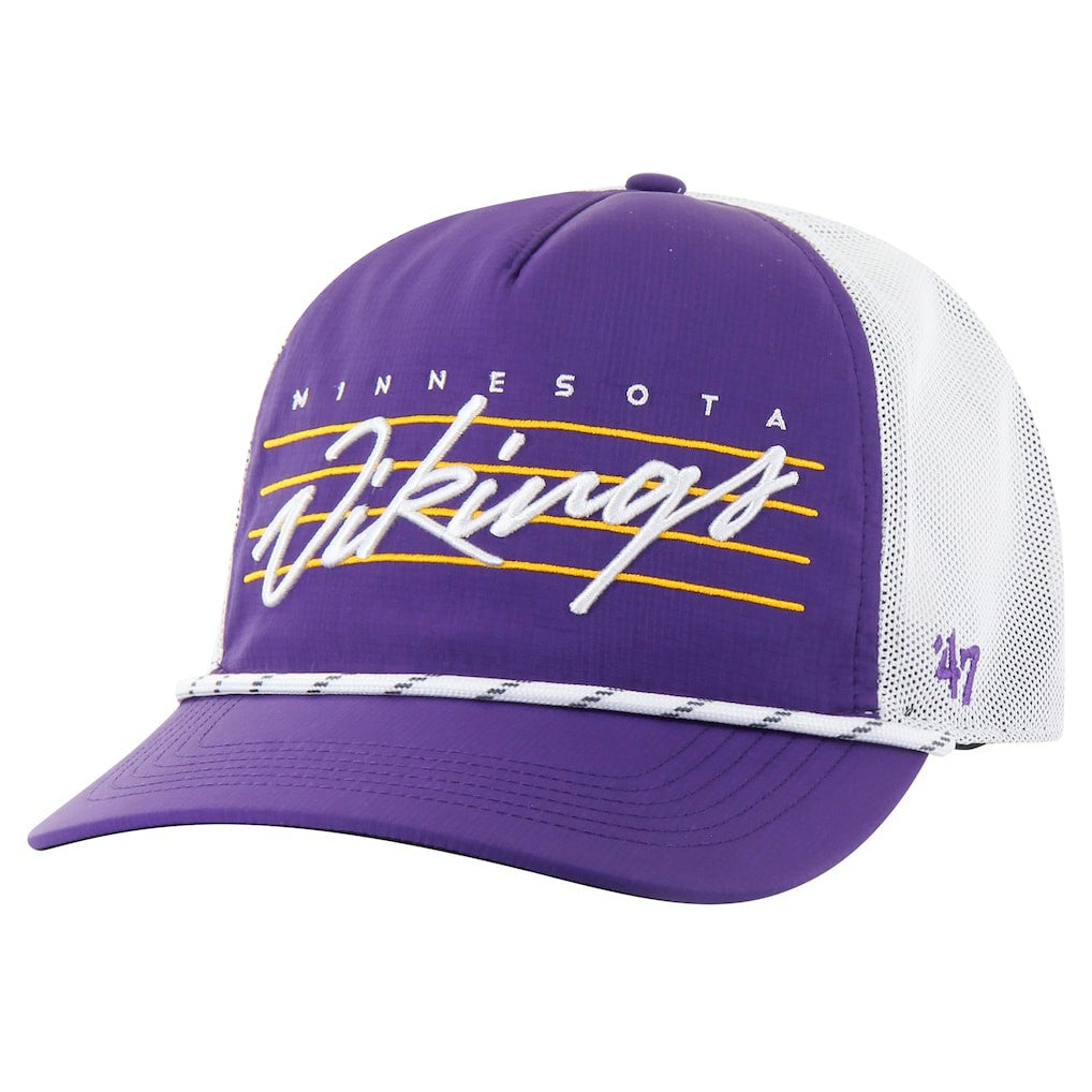 Minnesota Vikings '47 Downburst Relaxed Hitch Trucker Adjustable Hat | NFL Hot