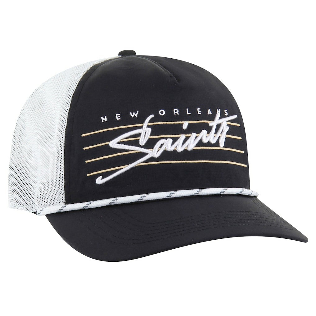 New Orleans Saints '47 Downburst Relaxed Hitch Trucker Adjustable Hat | NFL New