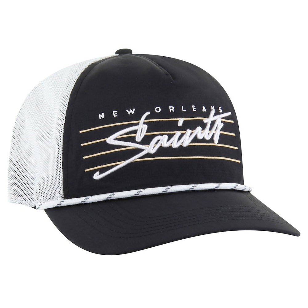 New Orleans Saints '47 Downburst Relaxed Hitch Trucker Adjustable Hat | NFL New