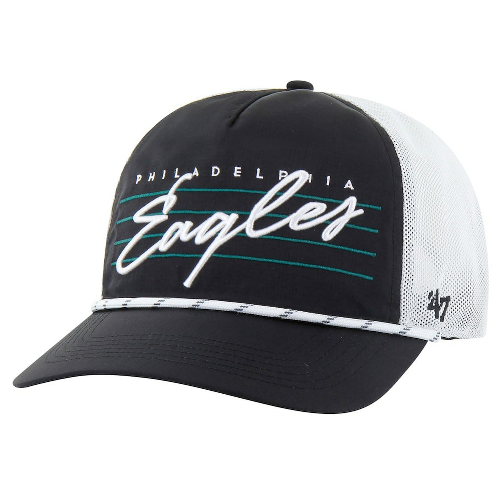 Philadelphia Eagles '47 Downburst Relaxed Hitch Trucker Adjustable Hat | NFL US
